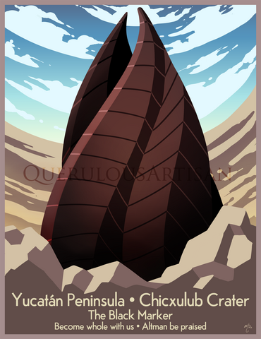 Dead Space Black Marker Print